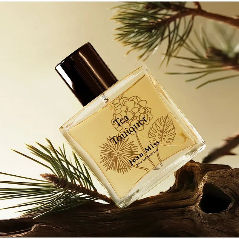 Bergamot Lemon Perfume Floral Men's Perfume Nutmeg Peach Flower Musk Fragrance Spray Couple Romantic Date Elegant Fragrance 50ml