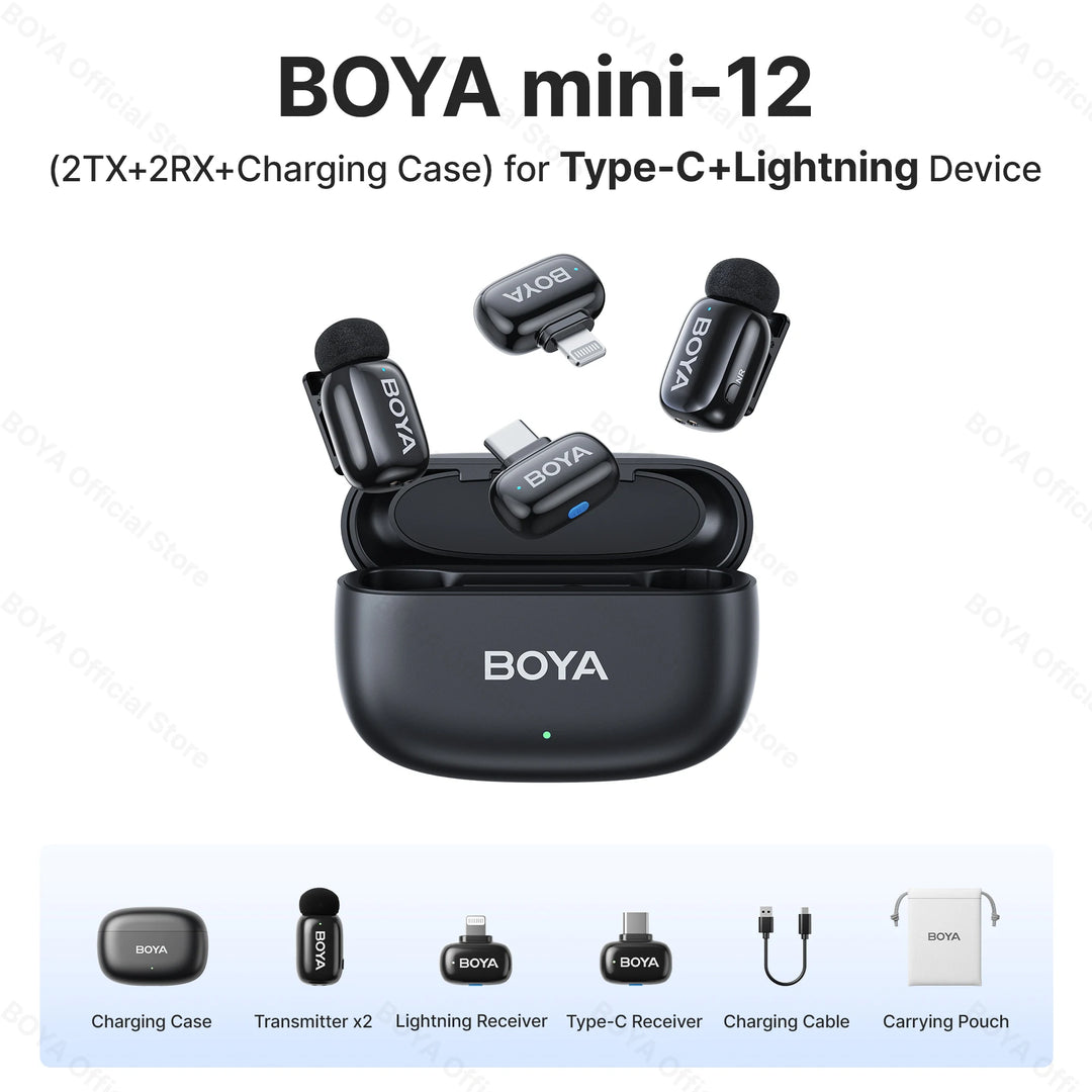 BOYA Mini Wireless Lavalier Microphone