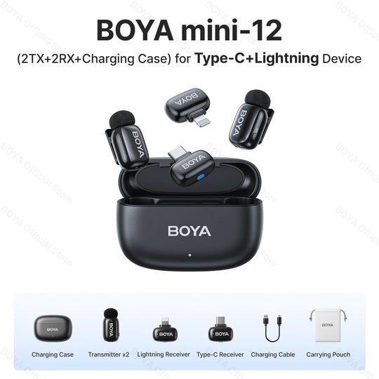 BOYA Mini Wireless Lavalier Microphone