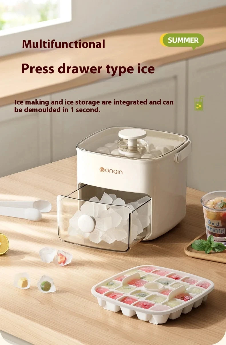 48-Block Ice Cube Maker Mold