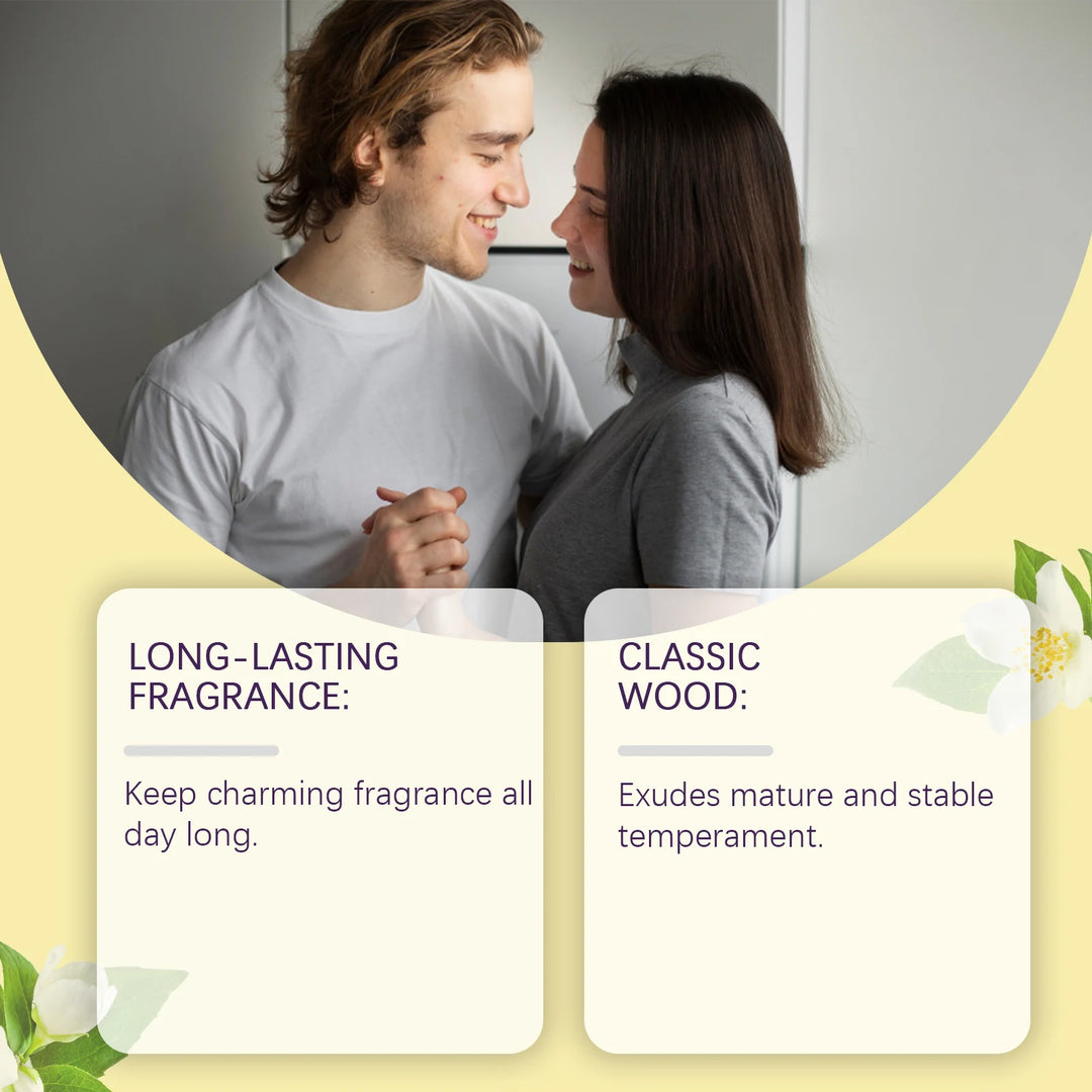 Wooden Cologne Perfume Long-Lasting Woody Light Fragrance Luxurious Captivating Aroma Classic Elegant Scent Men Perfumes