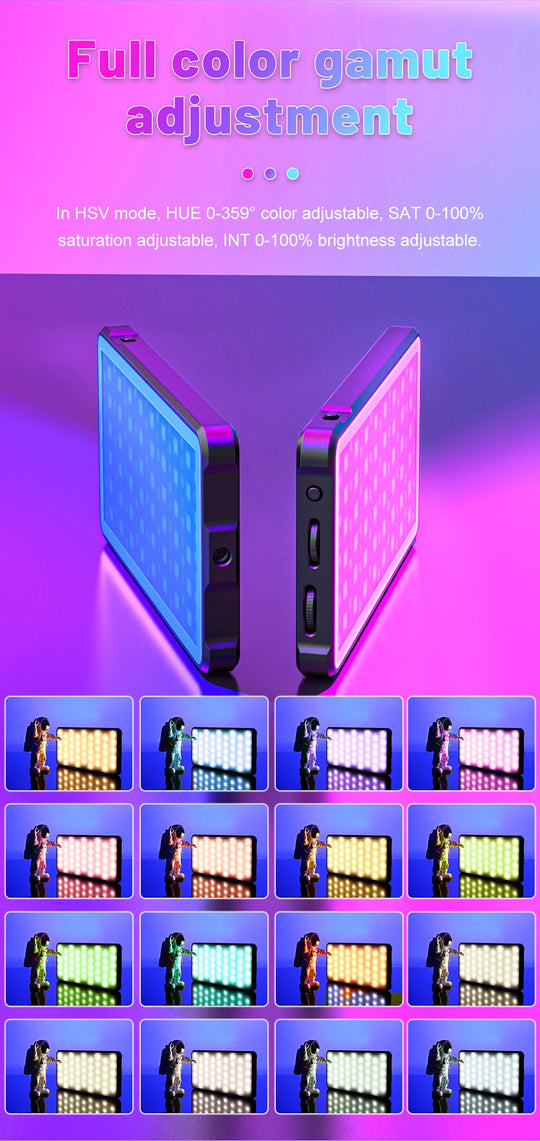 MAMEN 70° Spotlight RGB Video Light