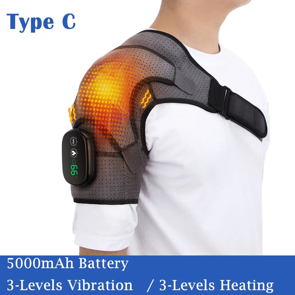 Heated Shoulder Massage Belt