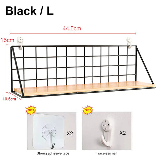 No-Drill Wall-Mounted Kitchen Spice Rack