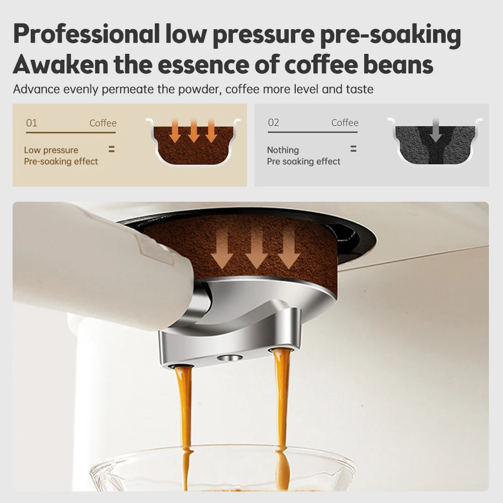 1050W Semi-Automatic Coffee Maker