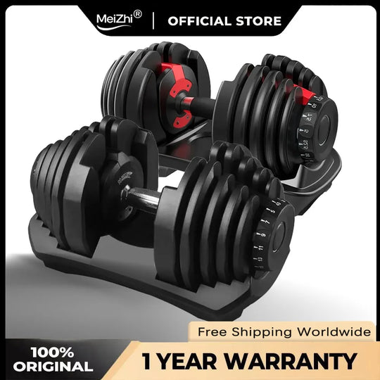 40kg / 90lbs Smart Adjustable Dumbbells for Men