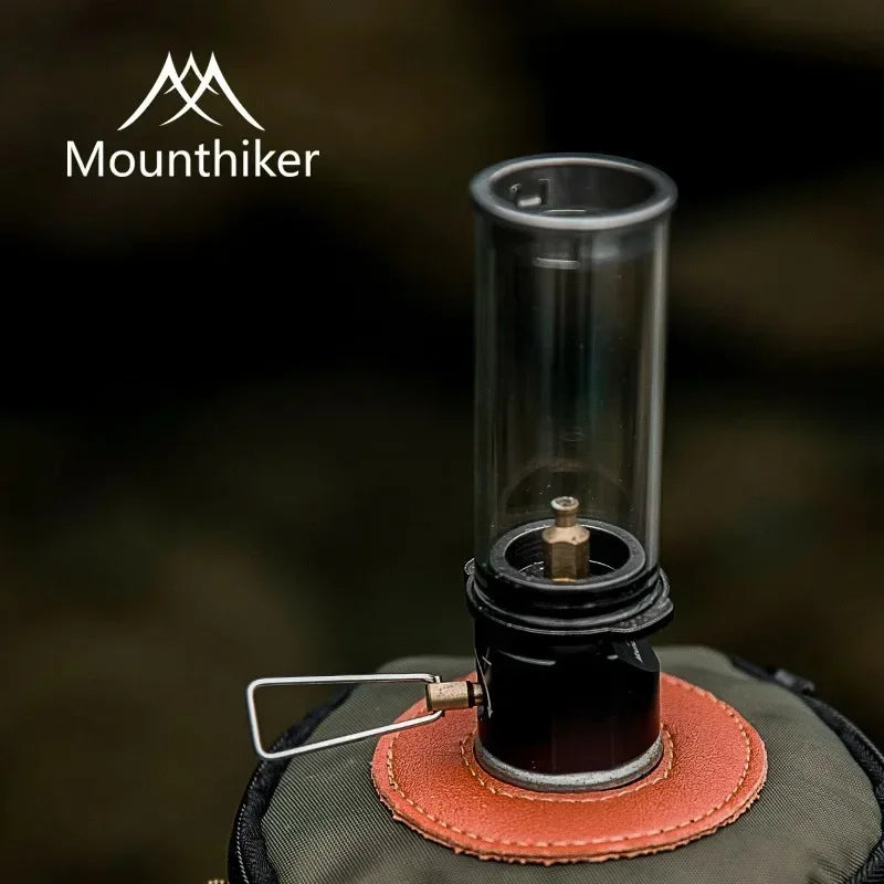 MOUNTAINHIKER Dreamlike Candlelight Lamp Tent Lighting Equipment Camping Lamp Windproof Gas Candle Lamp Outdoor Camping Lights