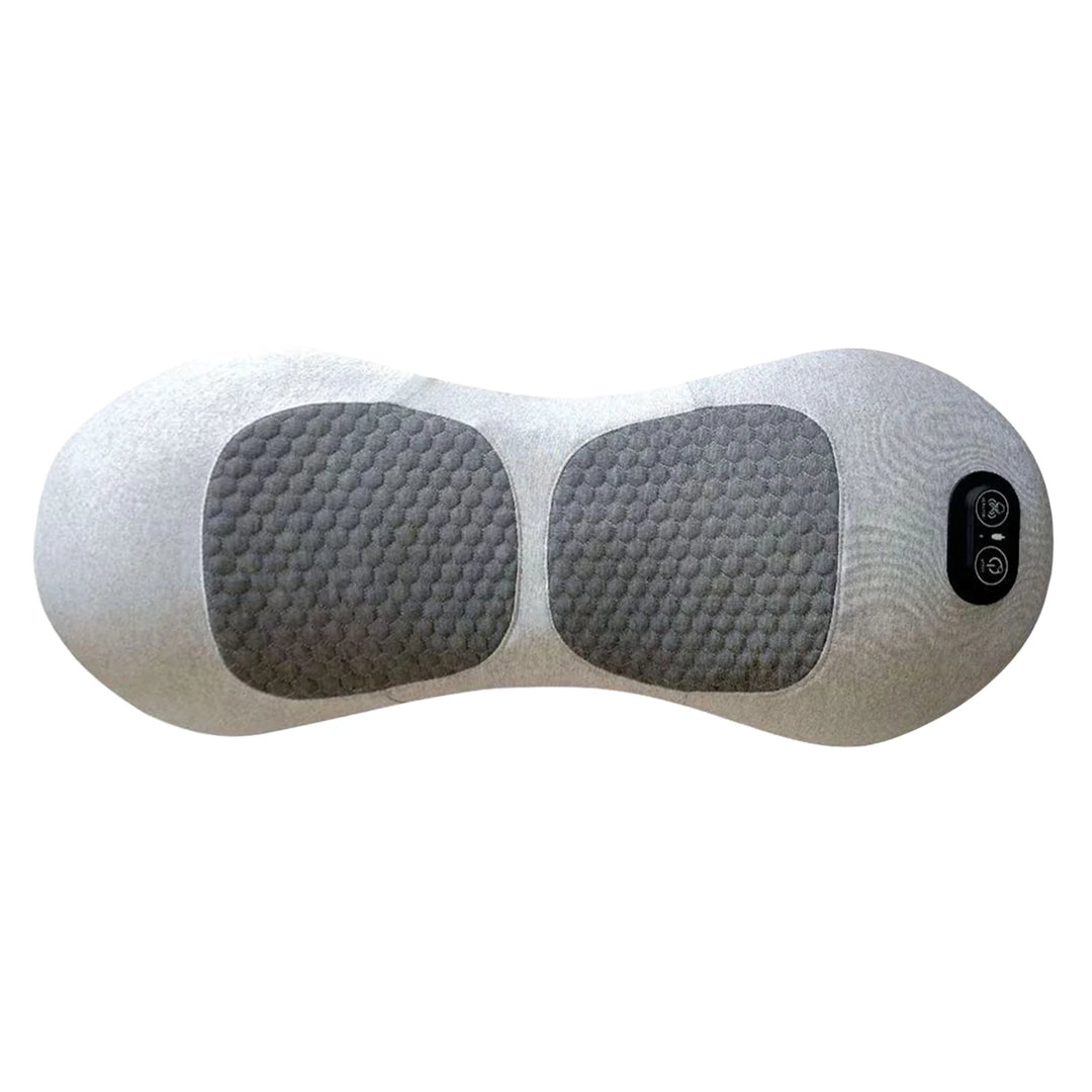 3-in-1 Back Massager with Relief Bed Sleeping Shiatsu Deep Tissue Portable Shoulder Lower Back Pain Relief Waist Massager Pillow