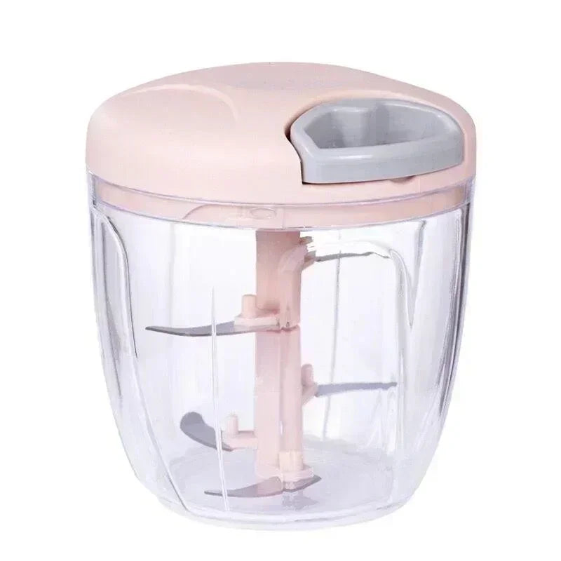 Manual Garlic Press & Multi-Function Food Chopper