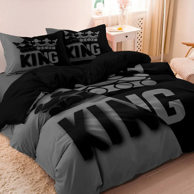 3-Piece King &amp; Queen Duvet Cover Set