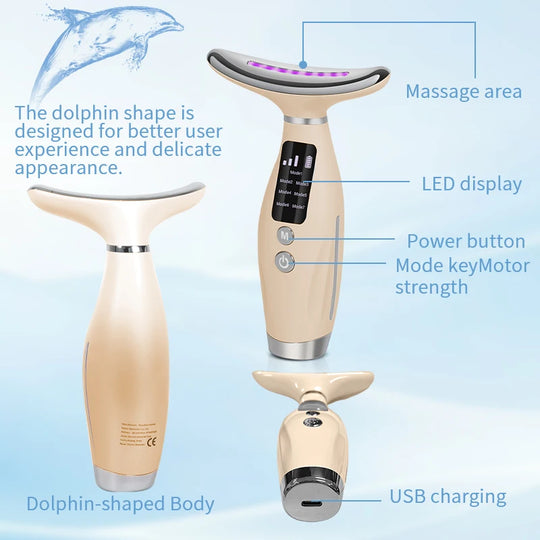 New EMS Micro-current Neck Face Beauty Device