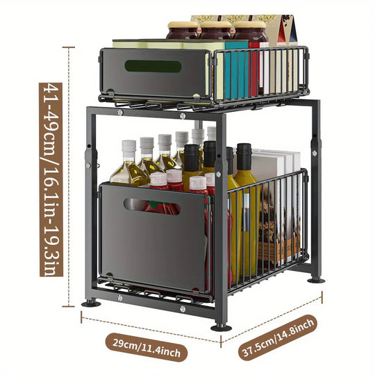 Adjustable Under-Sink Organizer
