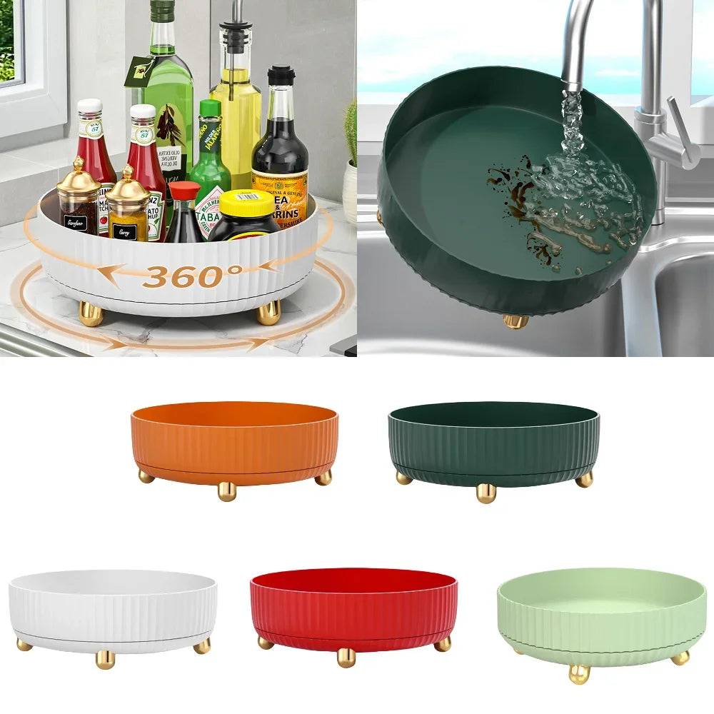 360° Rotation Non-Skid Spice Rack