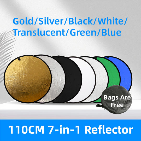 RF01 5-in-1 Collapsible Round Photography Reflector