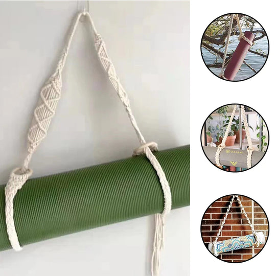 Yoga Mat Carrying Strap，Carrier Macrame Yoga Mats,Tassel Crossbody Yoga Mat,Yoga Mat Straps For Carrying ,Suits All Mat Sizes - Jscomfortzstore