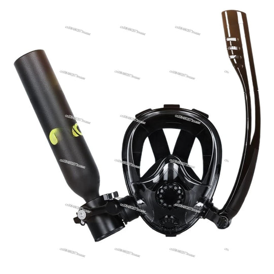 Diving Full Face Mask with Oxygen Cylinder