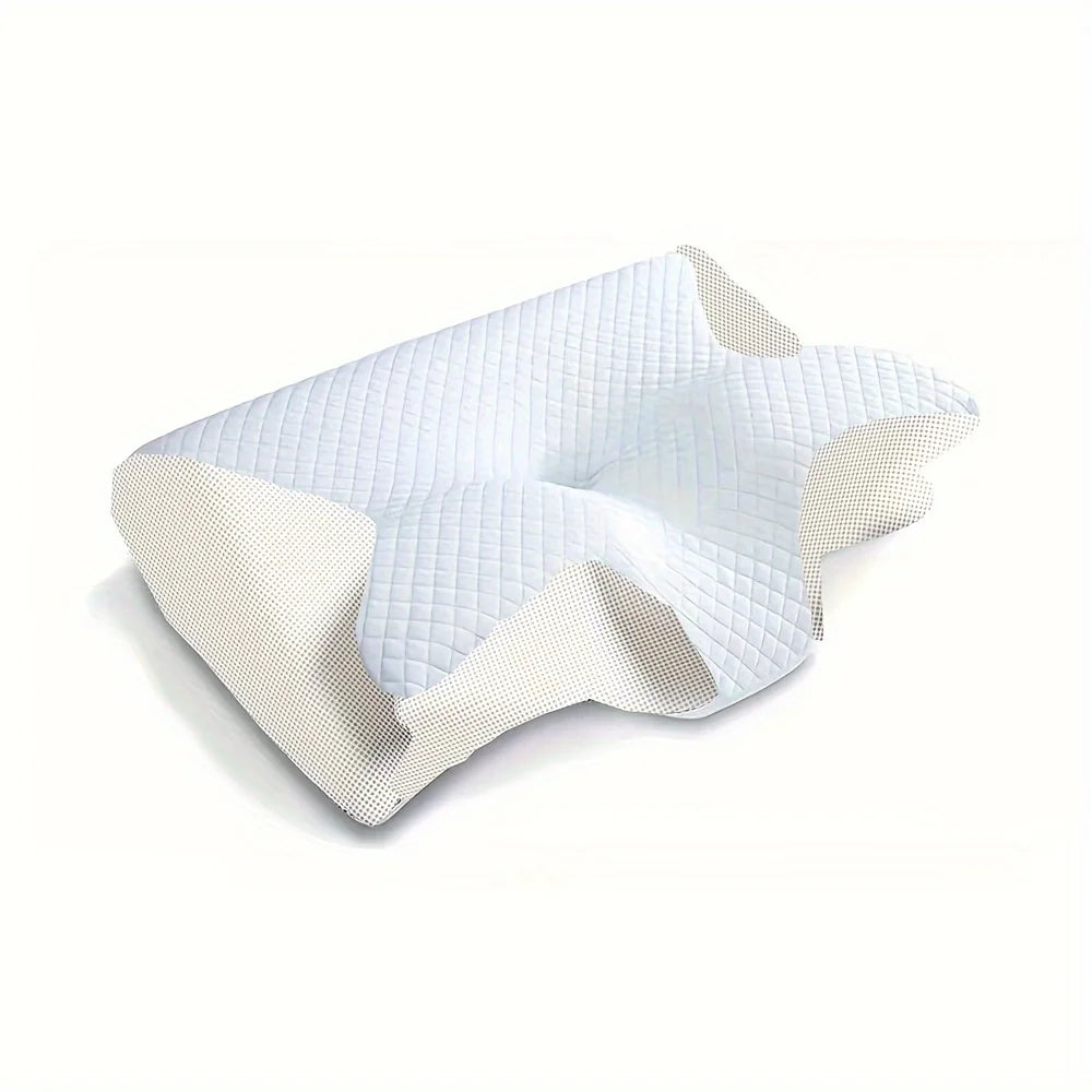[Ergonomic Neck Pillow] Breathable Ergonomic Neck Pillow for Better Sleep – Cervical Support, Relaxing Contour Design, Ideal for