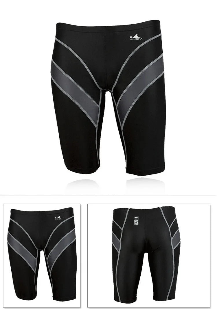 Yingfa FINA Approved Chlorine-Resistant Racing Swim Jammers