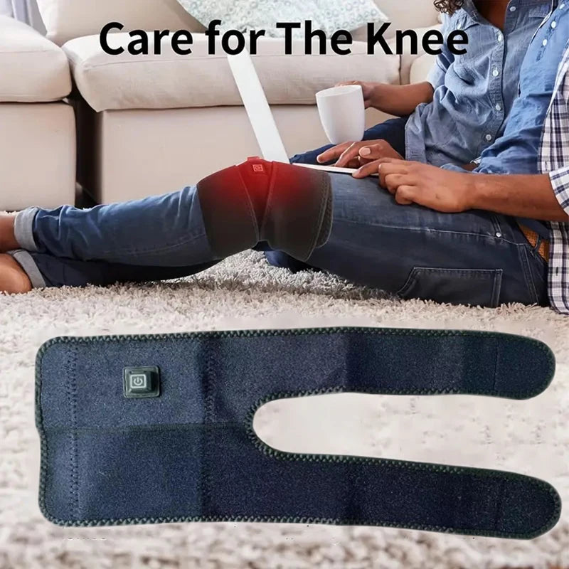 Electric knee heating pad