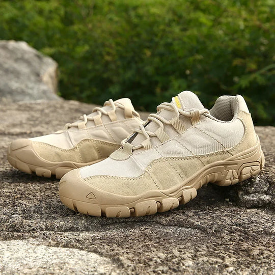 NMen's Outdoor Hiking Shoes Anti Slip Thick Soled Hiking Shoes Comfortable and Durable Walking Boots, Gray Exercise Shoes Tennis