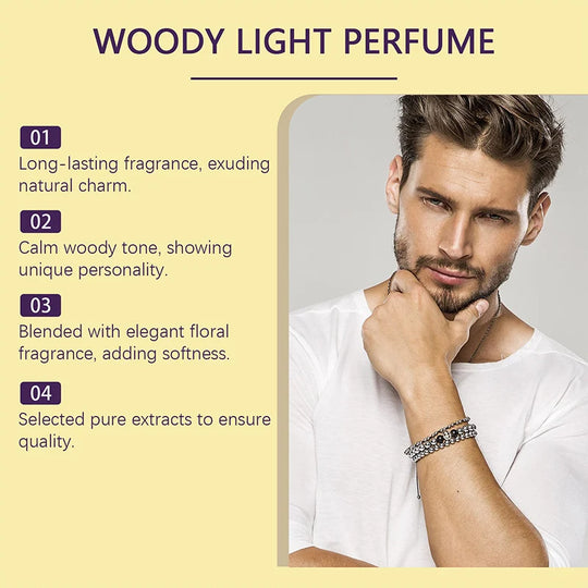 The Most Wanted Woody Parfum Intense Men‘s Cologne Charm Seductive Fragrance Lasting Wear Luxury Perfume For Men Business Dating
