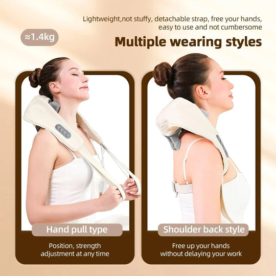 Foreverlily Wireless Neck and Back Massager