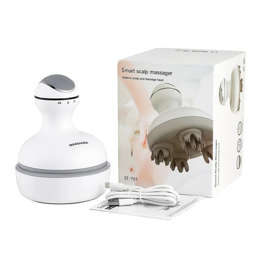 3D Waterproof Electric Head Massager