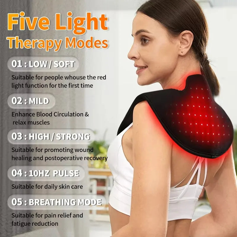 Neck And Shoulder Massager Wireless Shoulder And Back Kneading Massage Shawl Trapezius Neck Cervical masajeador Relax Treatments
