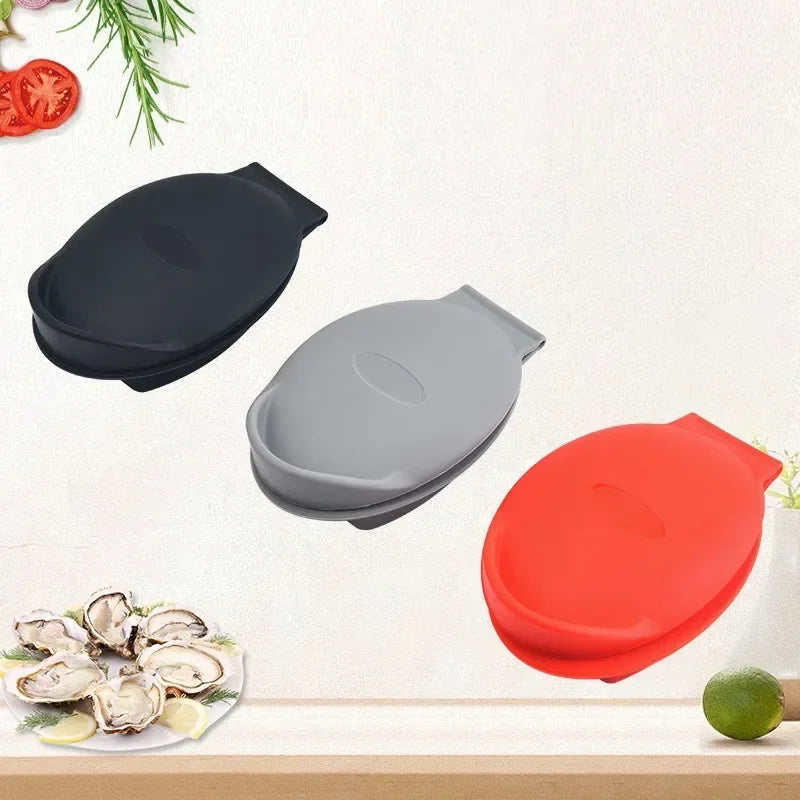 Silicone Oyster Shucker with Hand Clip