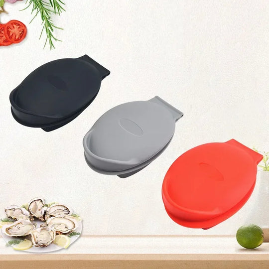 Silicone Oyster Shucker with Hand Clip