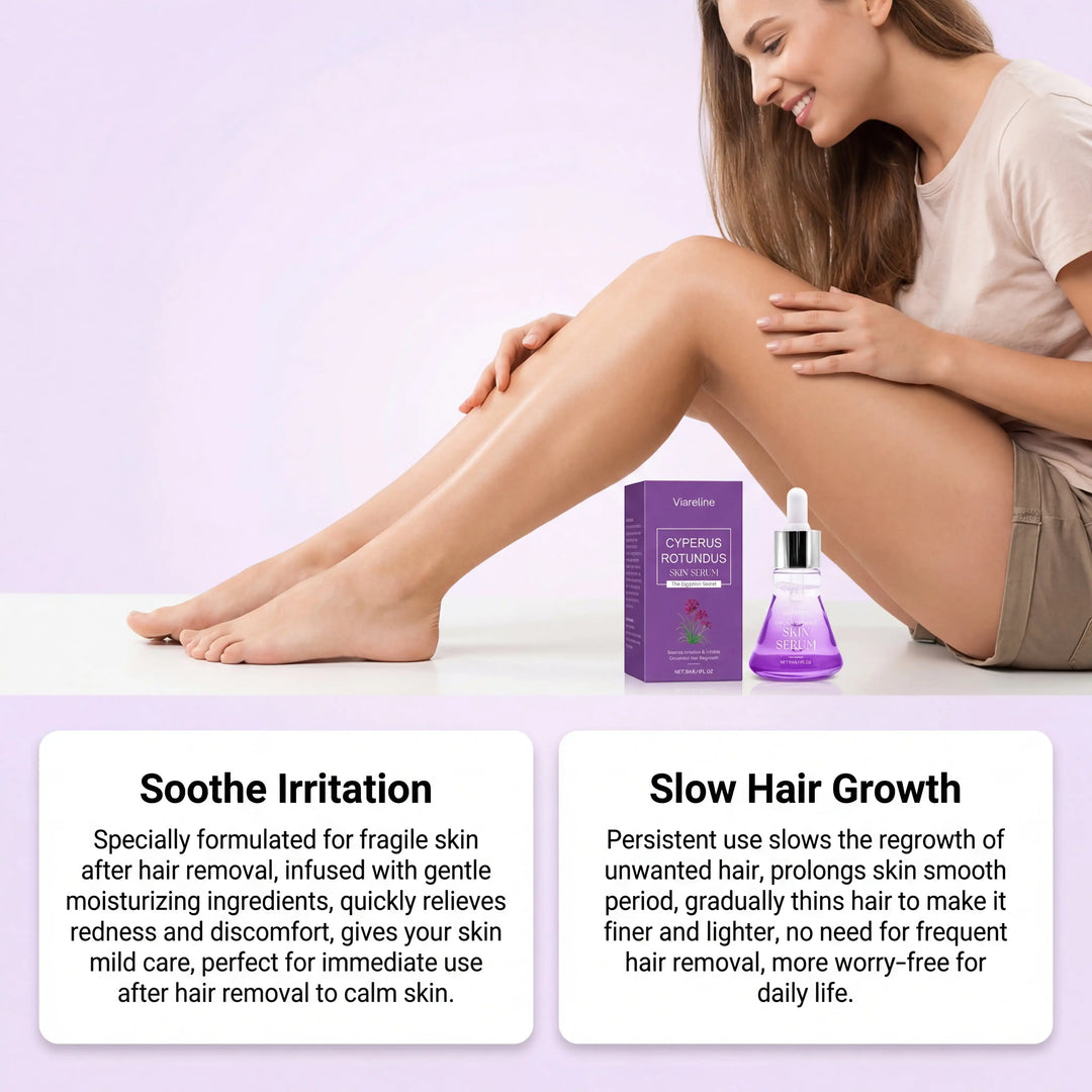 Post Hair Removal Care Serum Soothing Brightening Skin Care for Keeping It Moisturized Soft Refreshed with Hyaluronic