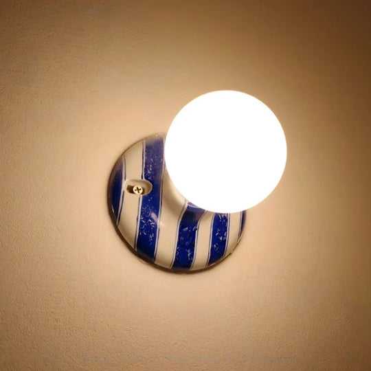 Contemporary Rotro Ceramics Wall Light Lamp Wall Lamp Sconce For Bedroom Living Room Office Indoor Home Decorative Fixture