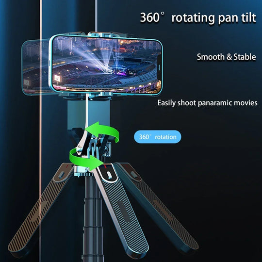 Portable Camera Tripod with Wireless Remote Control