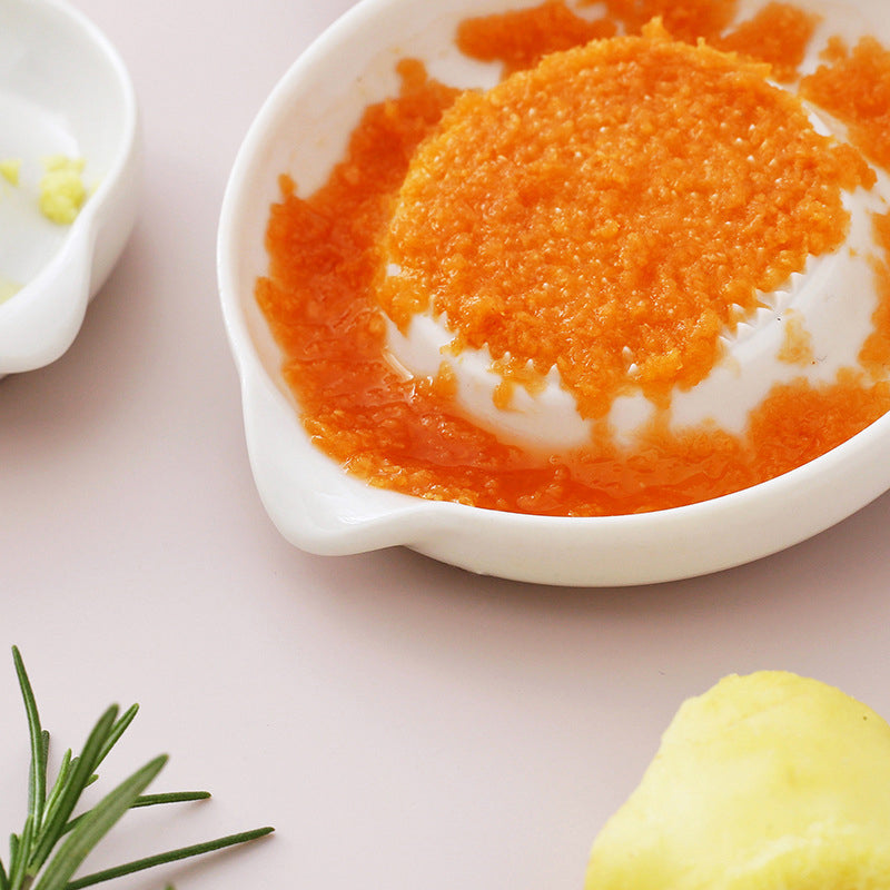 White Ceramic Ginger & Garlic Grater