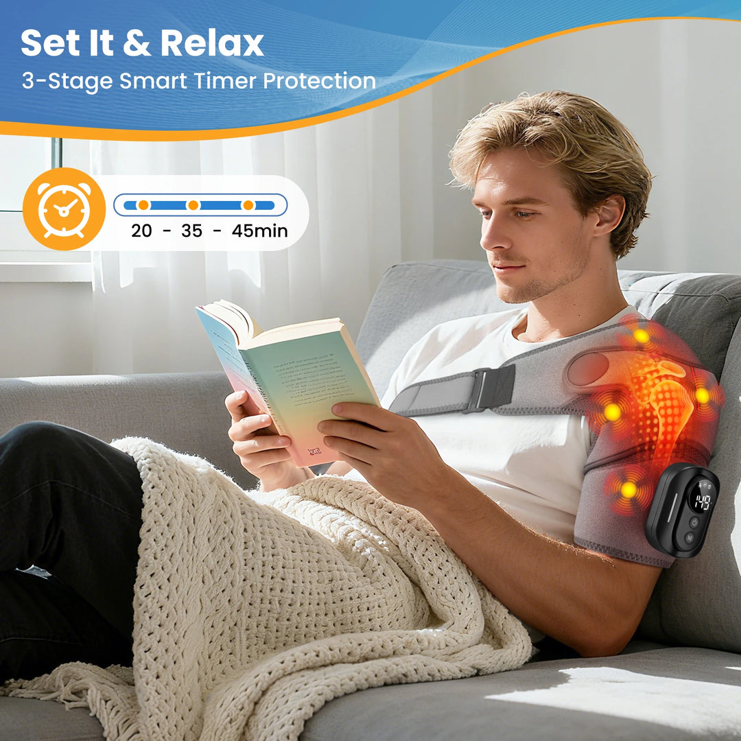Heated Shoulder Massage Belt