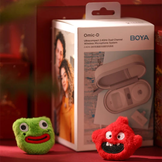 BOYA Omic D/U Wireless Lavalier Lapel Microphone