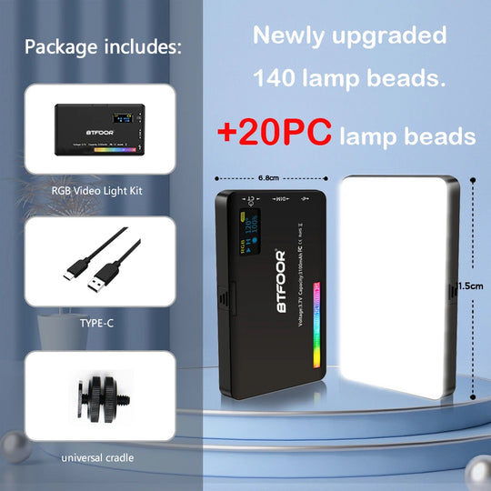 LED RGB Camera Light
