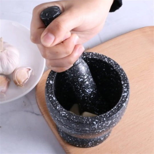 Mini Garlic Press & Mortar Grinder
