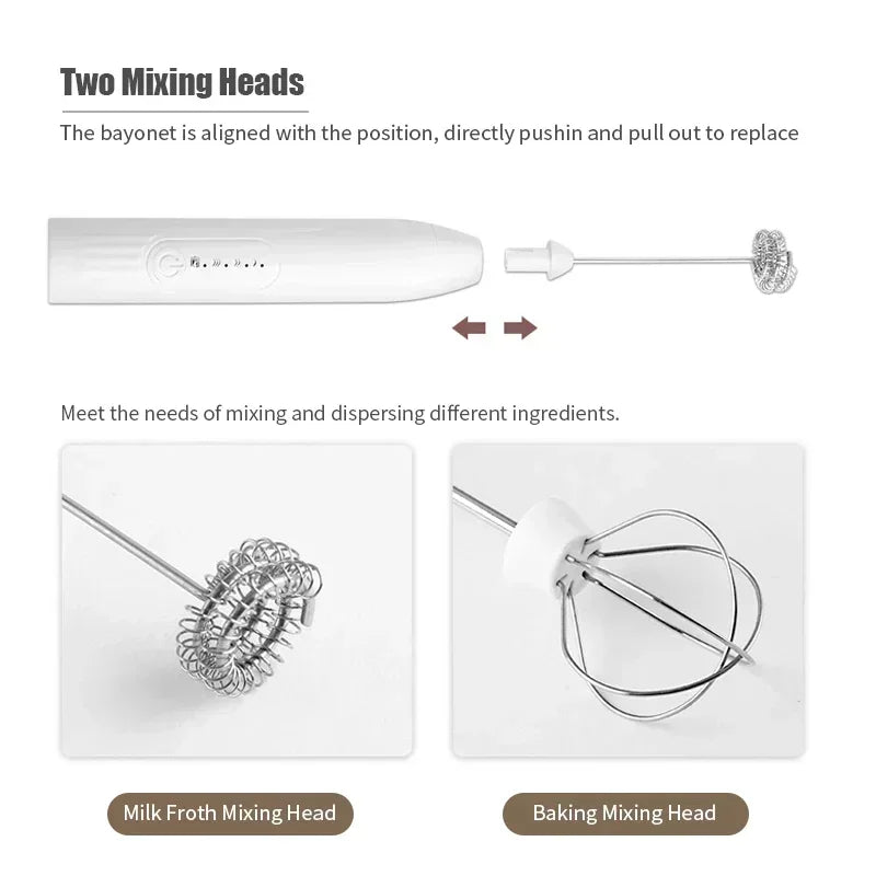 Milk Frother Handheld Cappuccino Maker