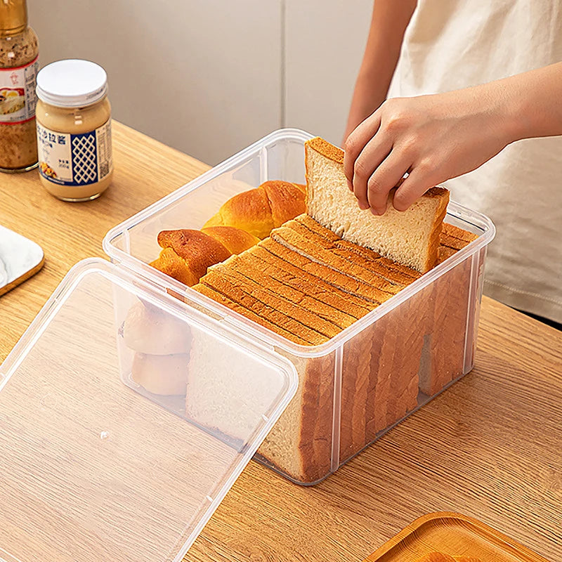 Clear Bread Storage Box