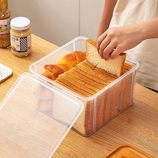 Clear Bread Storage Box