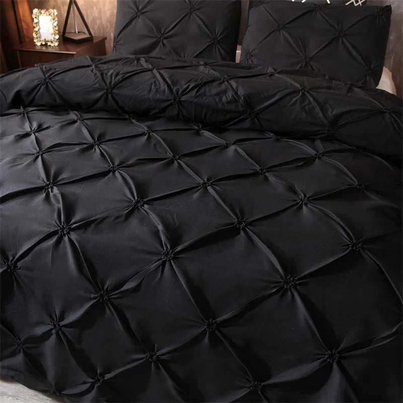 Queen Comfort Set 3Pieces, Gray Bed in a Bag Comforter Set for Bedroom, Beddding Sets without Comforter, Duvet cover&Pillowcases