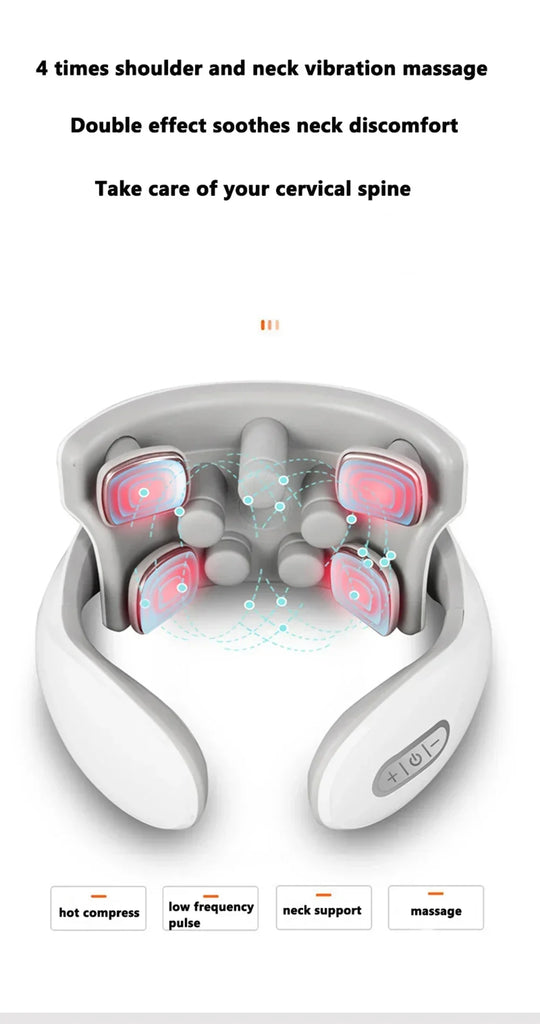 Heat Vibration Neck Massager