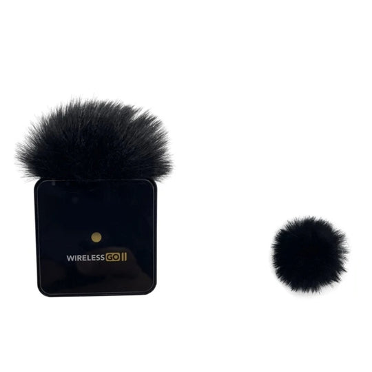 1pc Artificial Furs Windscreen Cover for RODE WIRELESS GO II Microphone Windscreen Block Wind Interference Enjoy Clear Sound