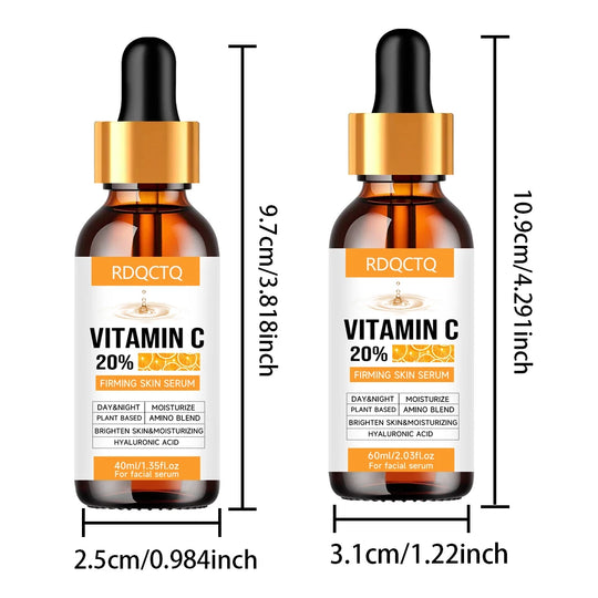 Vitamin C Firming Skin Essence: Day-Night Hydration & Plant Amino Acid Formula for Radiant Complexion