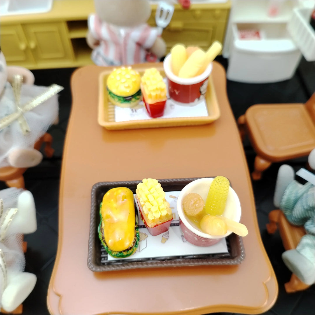 miniature items dollhouse furniture accessories living room bedroom supermarket shopping games family interaction doll kids toys