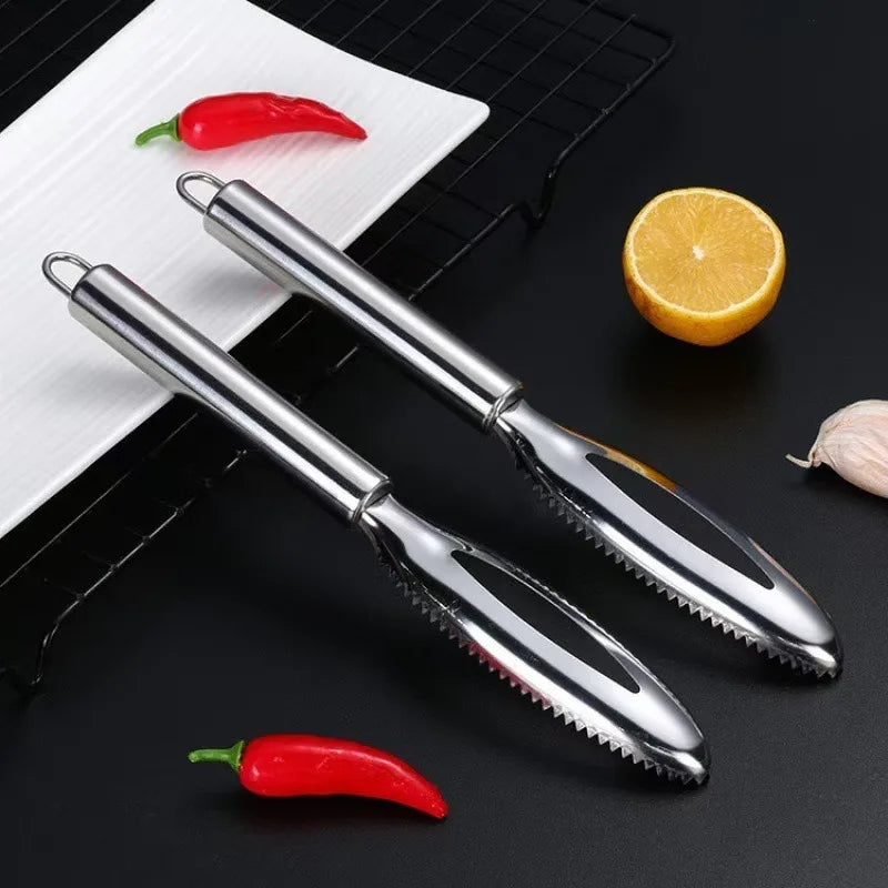 Stainless Steel Fish Scaler & Cleaning Tool