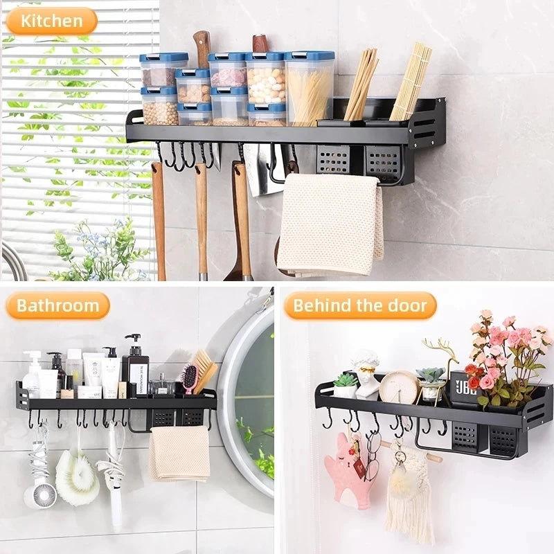 Kitchen Spice Storage Knives Holder Knife Stand Spice Rack Organizer Knives Holder Spoon and Chopsticks Rest Hanging Organizers