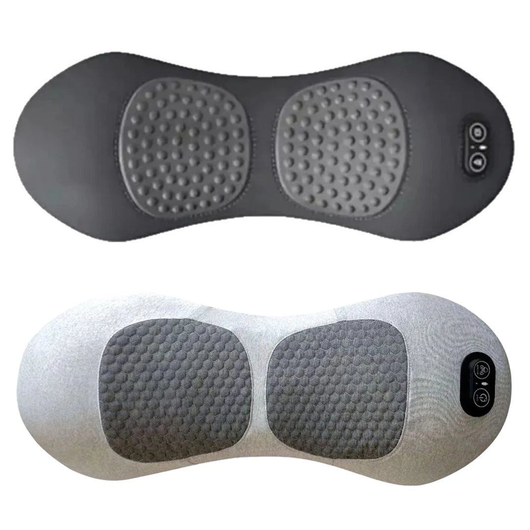 3-in-1 Back Massager with Relief Bed Sleeping Shiatsu Deep Tissue Portable Shoulder Lower Back Pain Relief Waist Massager Pillow
