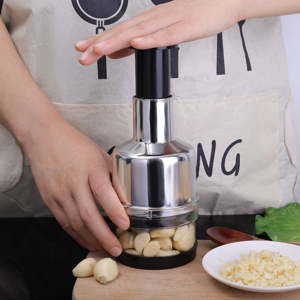 Stainless Steel Garlic Press